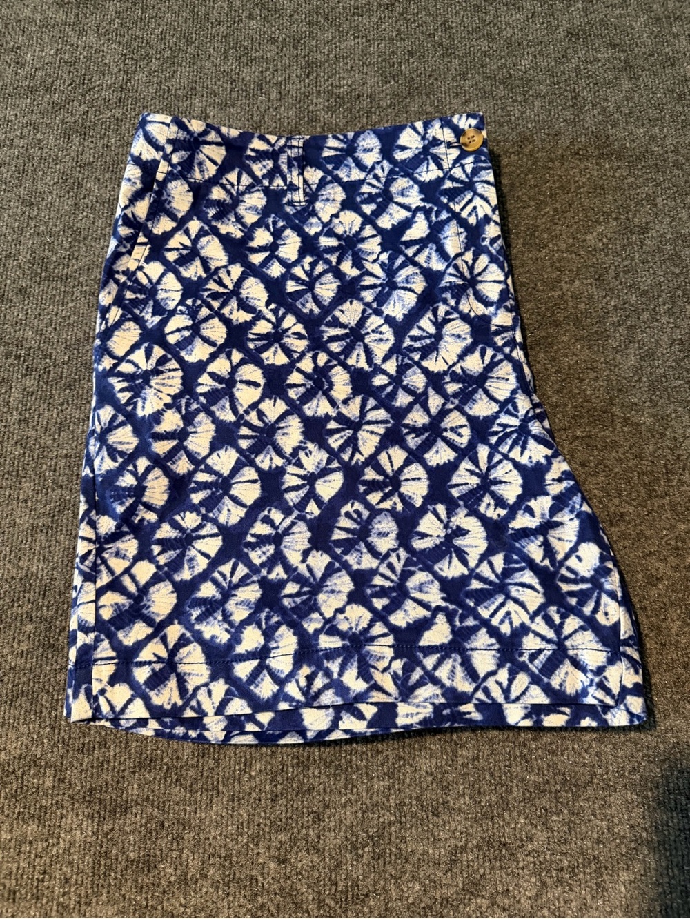 Talbots Blue and White Patterned Shorts